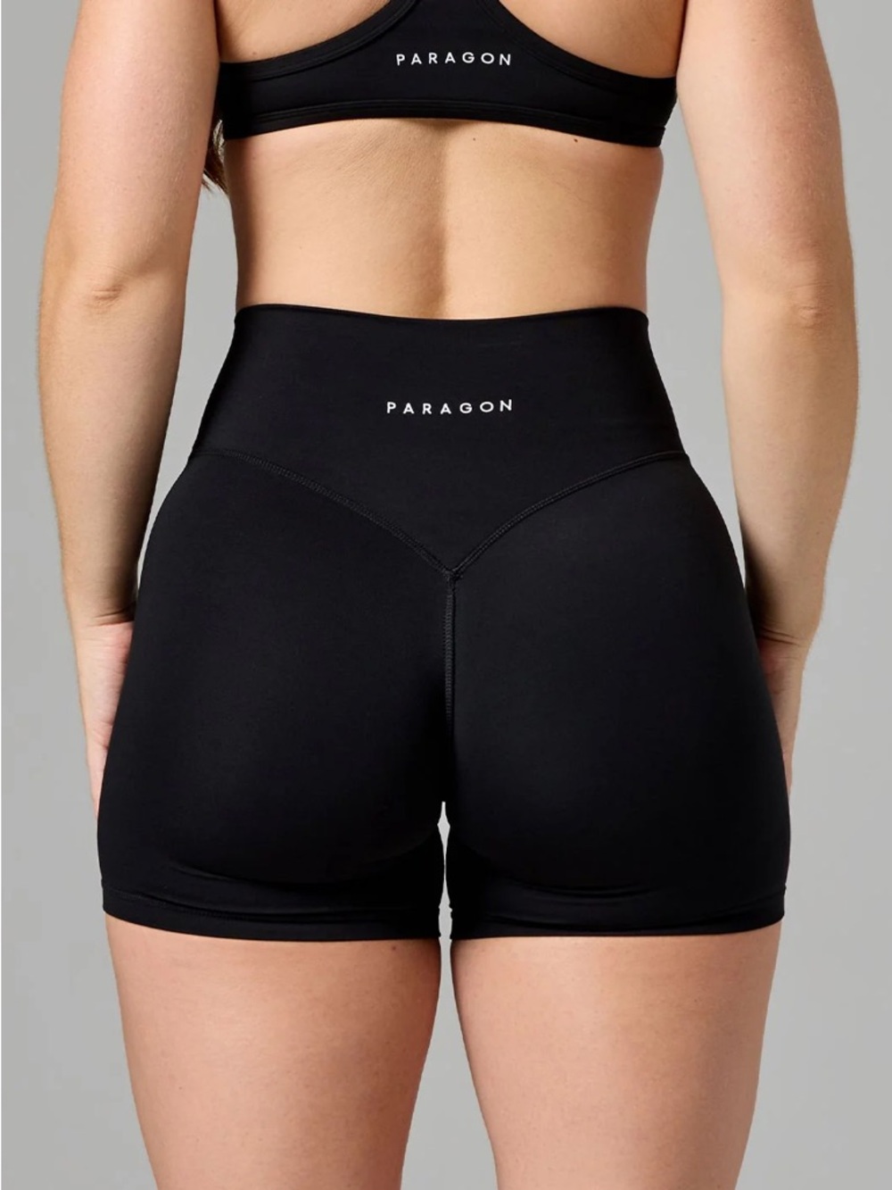 NWT Paragon Original Sculptseam Black Biker Compression Shorts
